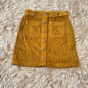 Madewell corduroy skirt 00